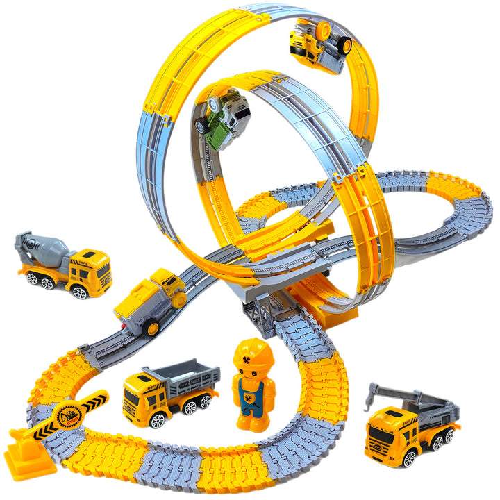 Children's Climbing Track Engineering Vehicle Train Toy Birthday Gift